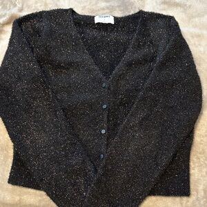 Old Navy Black Sparkle Women's Cardigan